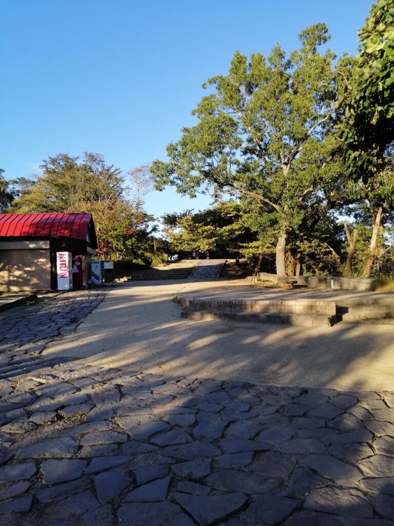 The summit of Mt Takao.