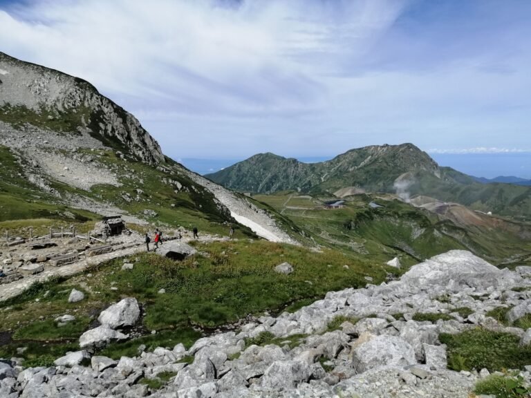 A view of the Tateyama hiking trail.