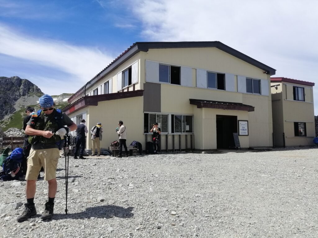 A mountain hut on the trail of Tateyama.