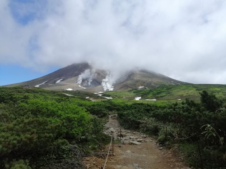 Asahidake from far away.