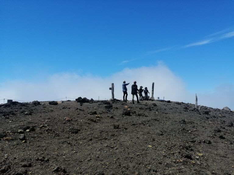 The summit of Asahidake.