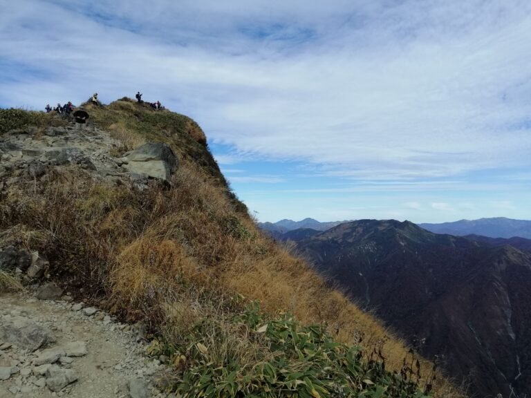 View of summit of Tanigawadake.