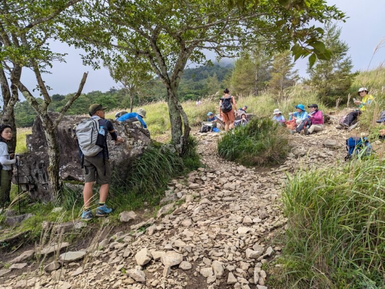 Break spot on Mt Kentoku.